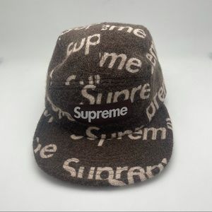 Supreme Harris Tweed Camp Hat